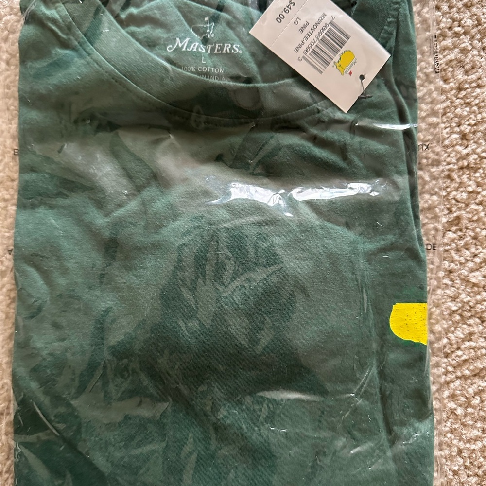 NWT 2020 Long Sleeve Men’s L Master’s Tournament Tee Shirt